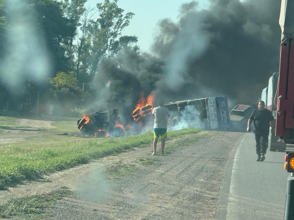 Siniestro en la ruta 34: fue “terrorífico” dijo el presidente comunal de La Rubia