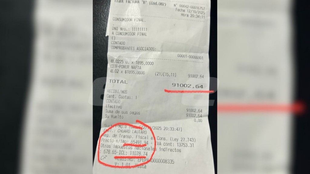 Polémica por el costo de cargar de combustible con el “impuesto a los combustibles líquidos”