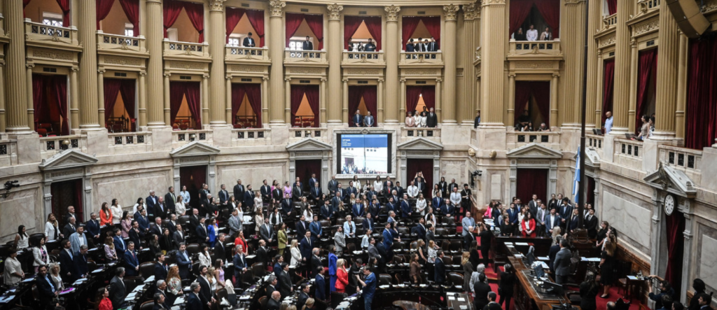 El primer voto santafesino del nuevo congreso nacional